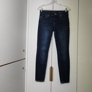 Lucky Brand Low Rise Skinny Lolita Jeans Women's size 2/26R Dark Blue Wash
